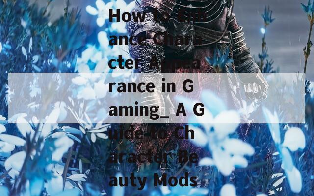 How to Enhance Character Appearance in Gaming_ A Guide to Character Beauty Mods